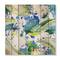 Designart - Daisy Flowers Aquarelle Impression I - Traditional Print on Natural Pine Wood